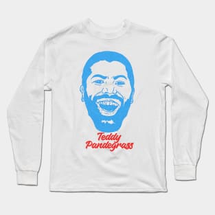 Teddy Pandegrass Retro Overprint Long Sleeve T-Shirt